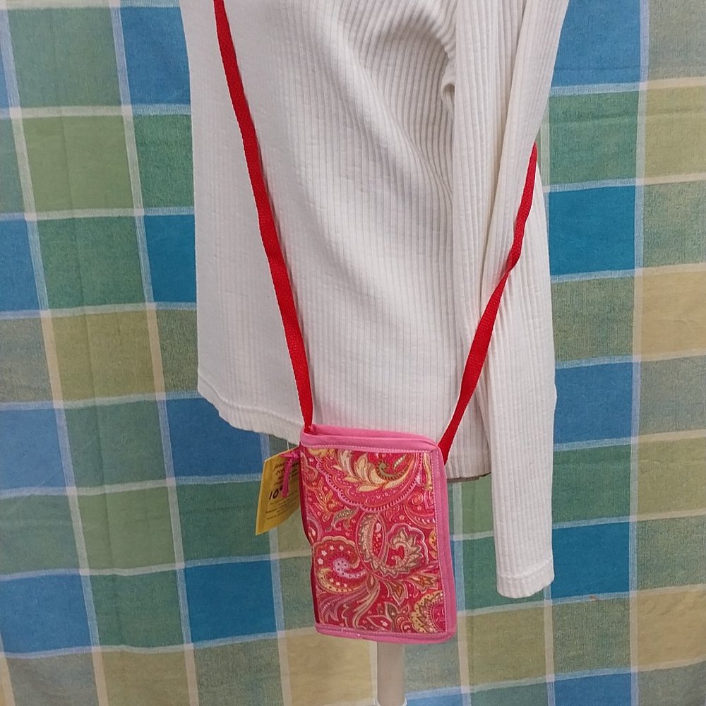 2835 Smart Phone Crossbody Zippered Wallet Bag - Picture 5 of 5